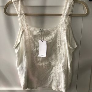 White lace top